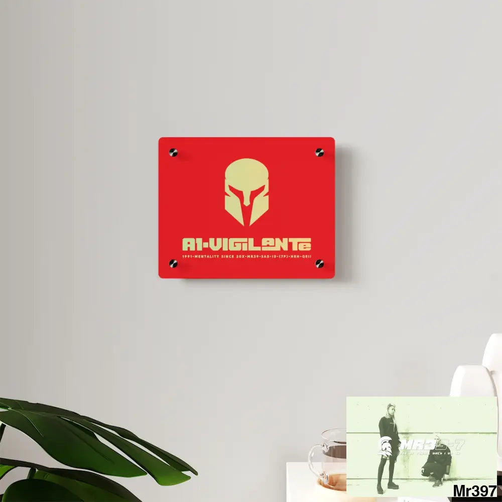 A1-Vigilante -Sparta Sparta Acrylic Wall Art Panels Home Decor