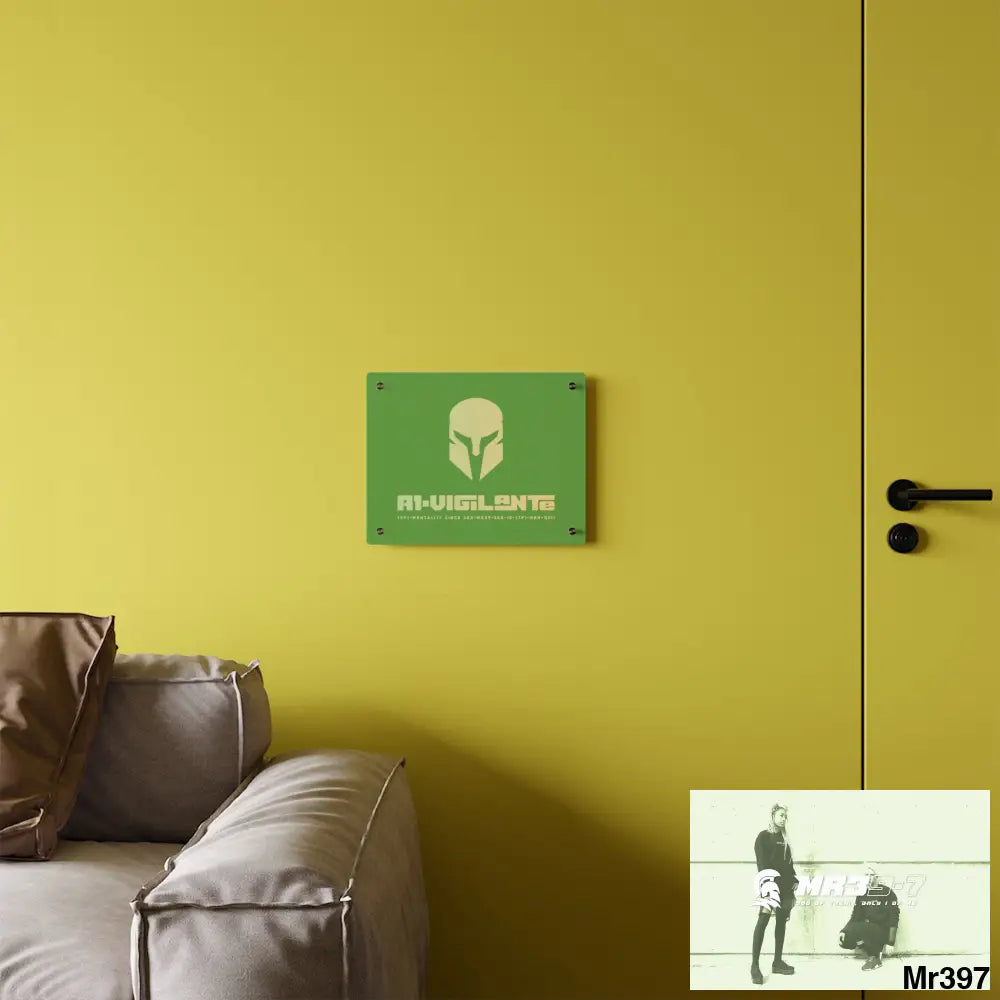 A1-Vigilante -Sparta Sparta Acrylic Wall Art Panels Home Decor
