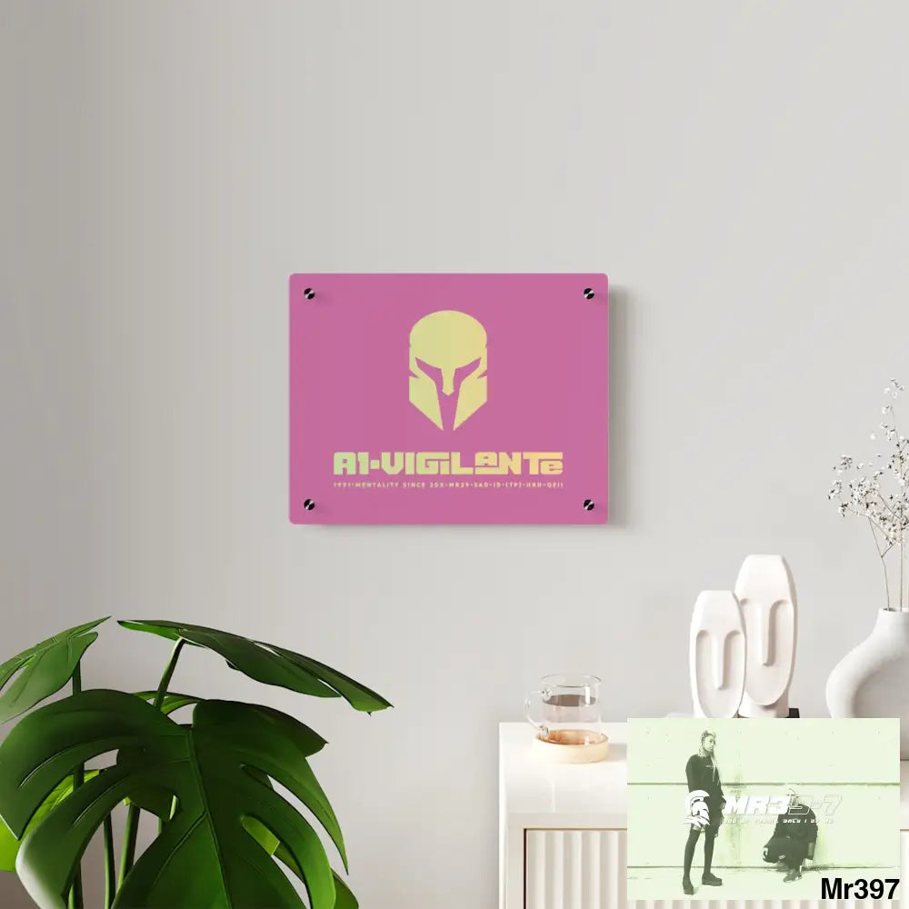 A1--Vigilante -Sparta Sparta Acrylic Wall Art Panels Home Decor