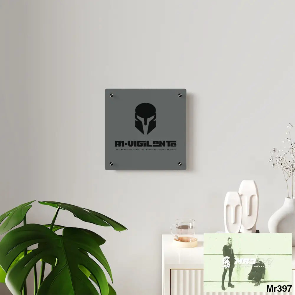 A1-Vigilante Sparta Acrylic Wall Art Panels Home Decor