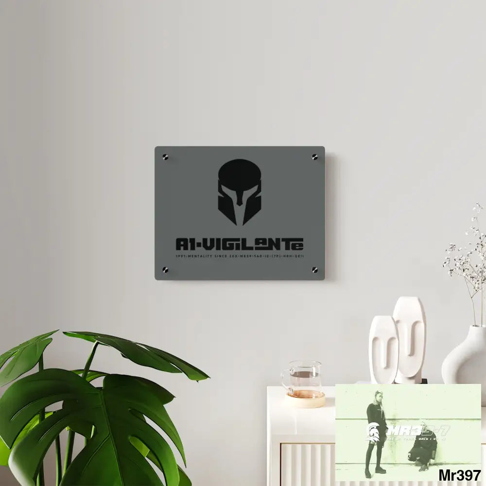 A1-Vigilante Sparta Acrylic Wall Art Panels Home Decor