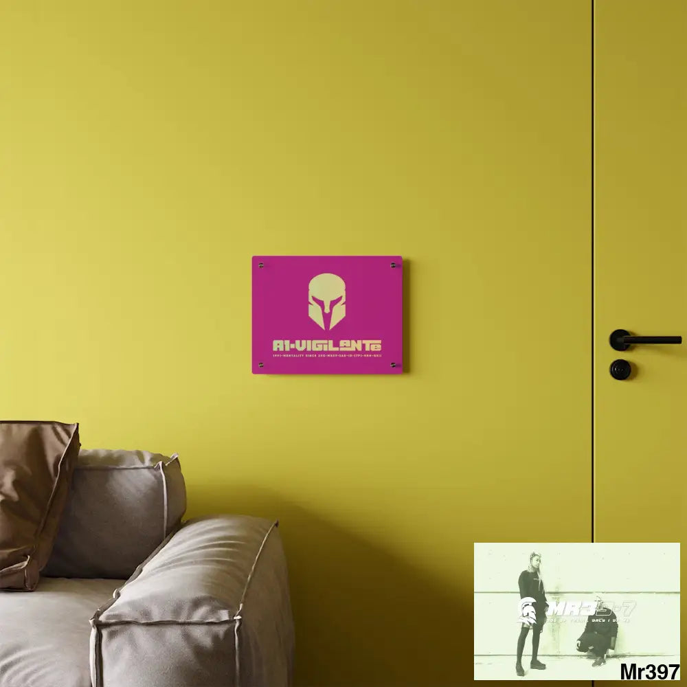 A1--Vigilante -Sparta Sparta Acrylic Wall Art Panels Home Decor