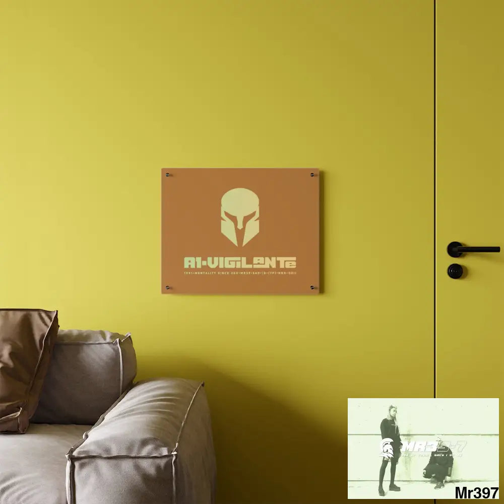 A1-Vigilante -Sparta Sparta Acrylic Wall Art Panels Home Decor