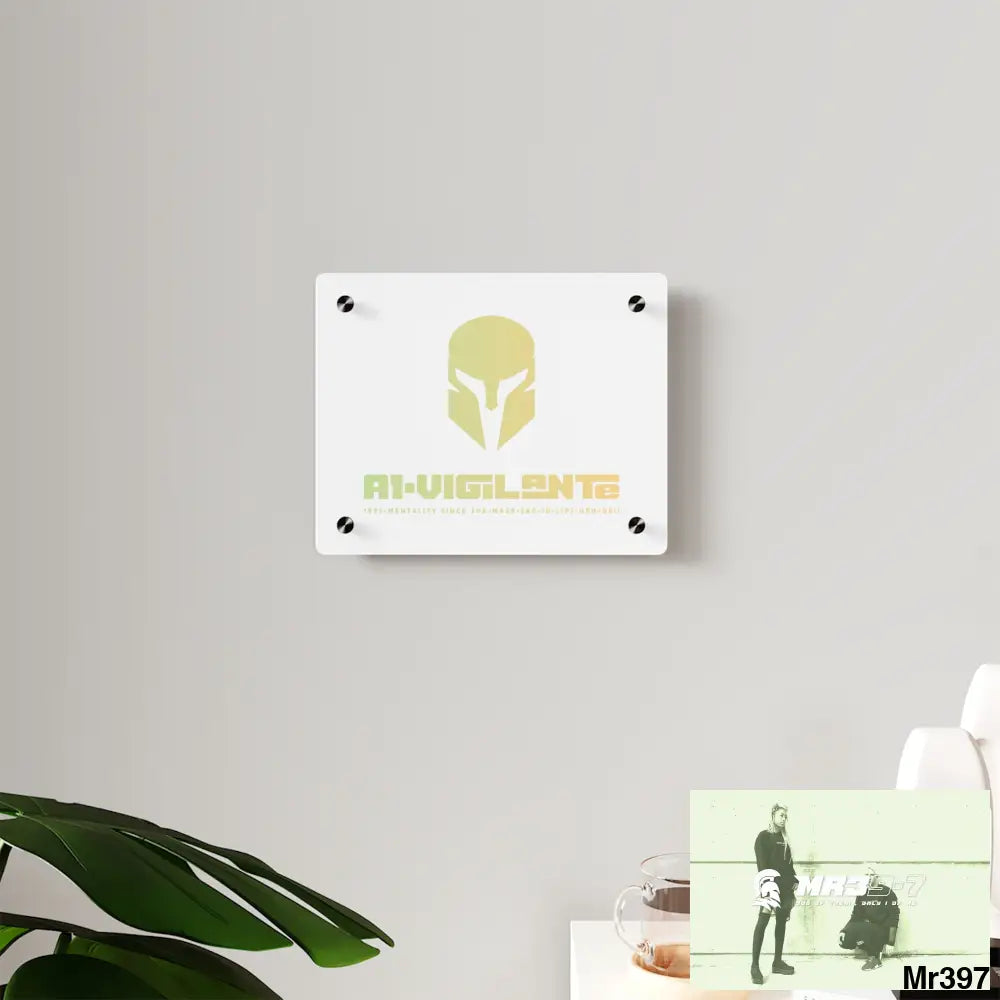 A1-Vigilante -Sparta Sparta Acrylic Wall Art Panels Home Decor