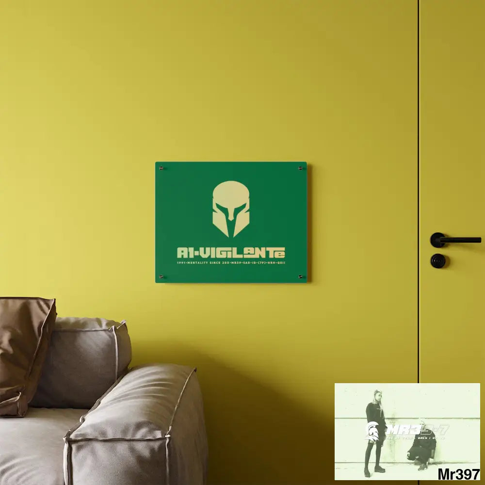 A1-Vigilante -Sparta Sparta Acrylic Wall Art Panels Home Decor