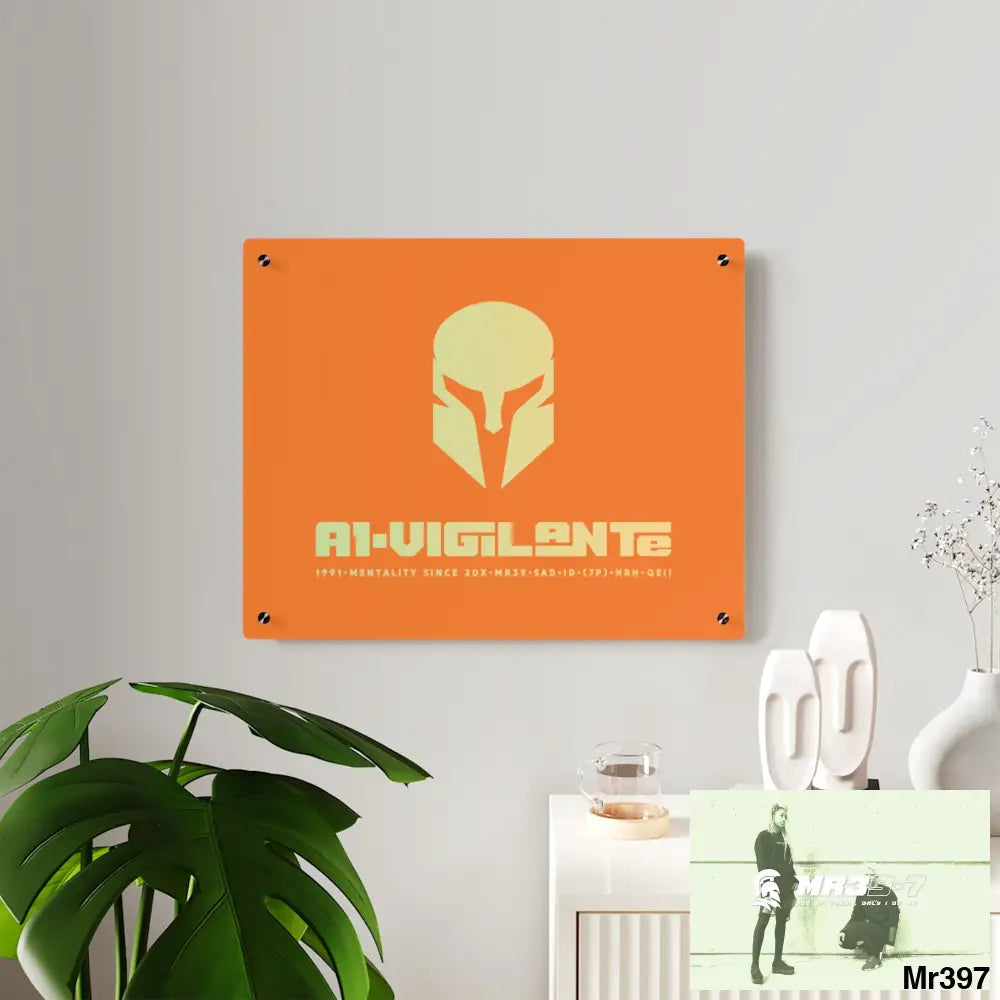 A1-Vigilante -Sparta Sparta Acrylic Wall Art Panels Home Decor