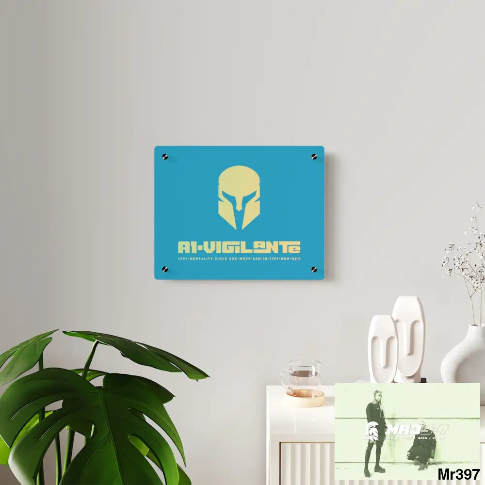 A1-Vigilante -Sparta Sparta Acrylic Wall Art Panels Home Decor