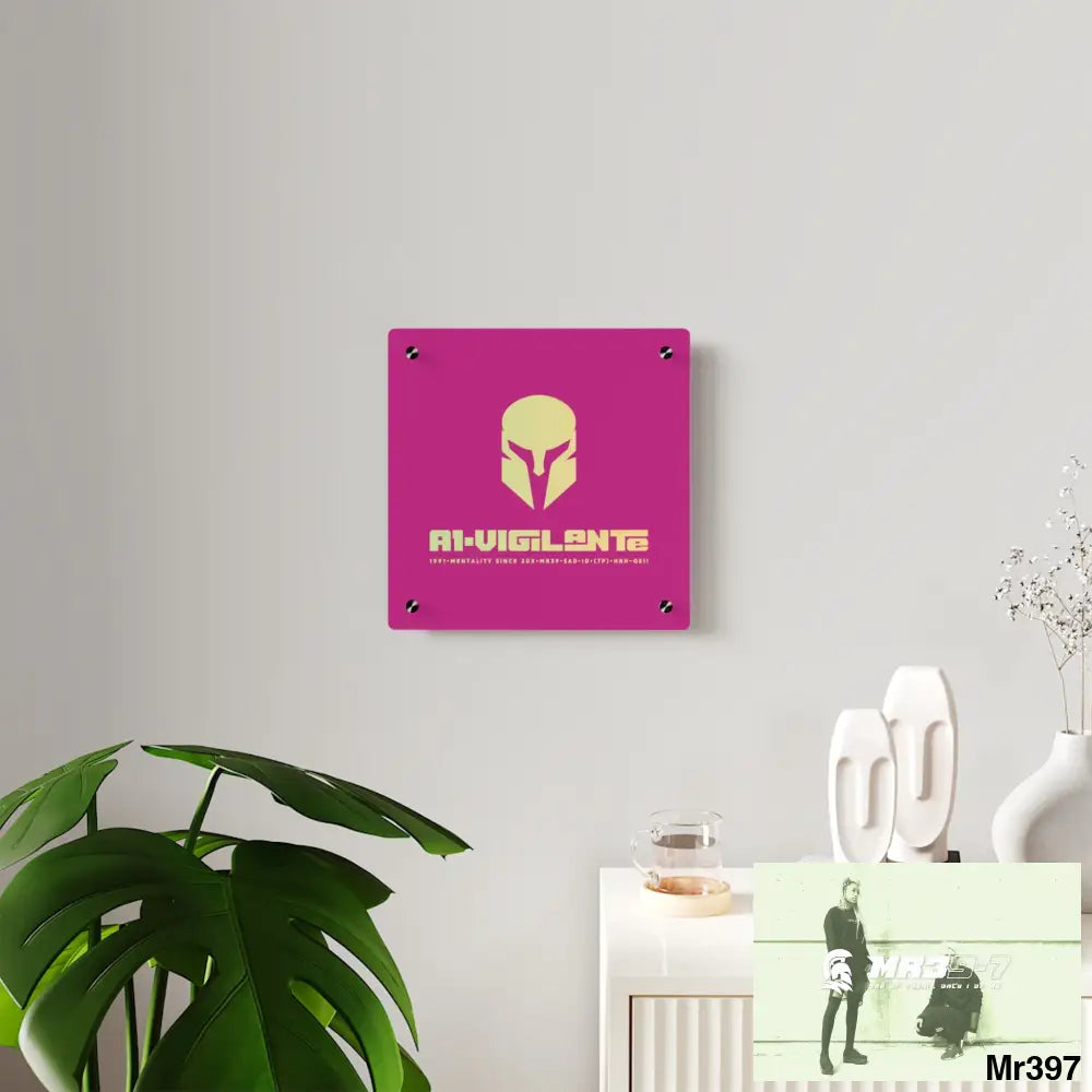 A1--Vigilante -Sparta Sparta Acrylic Wall Art Panels Home Decor