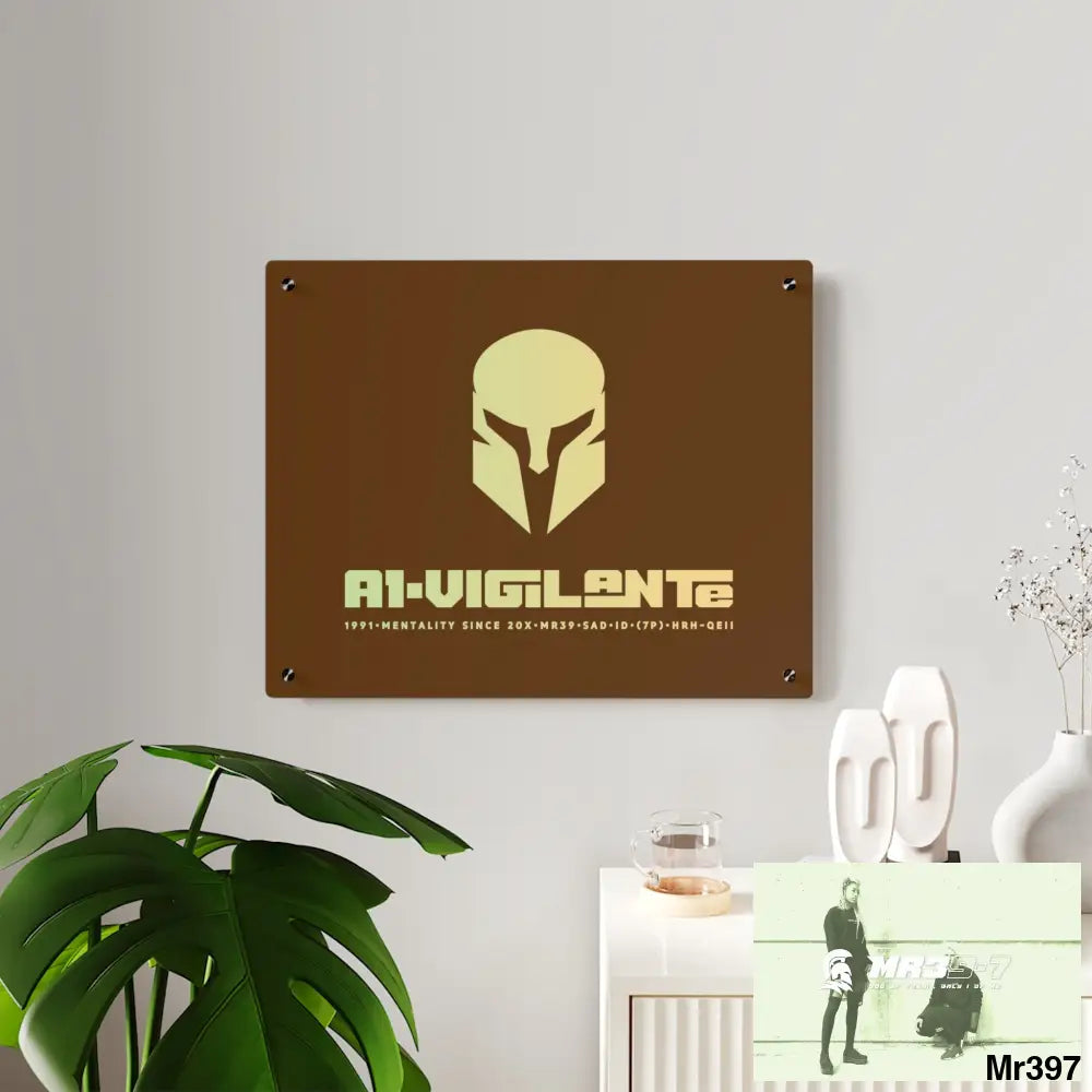 A1-Vigilante -Sparta Sparta Acrylic Wall Art Panels Home Decor