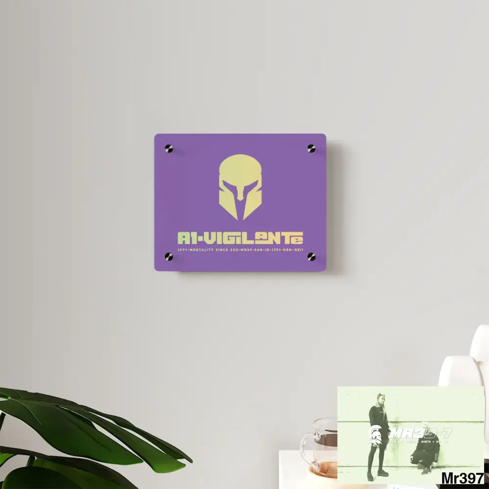 A1--Vigilante -Sparta Sparta Acrylic Wall Art Panels Home Decor