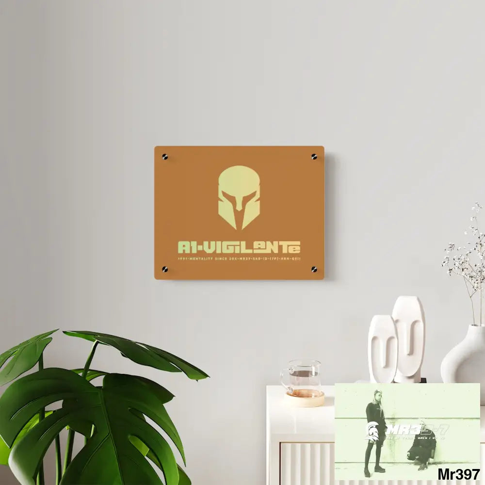 A1-Vigilante -Sparta Sparta Acrylic Wall Art Panels Home Decor