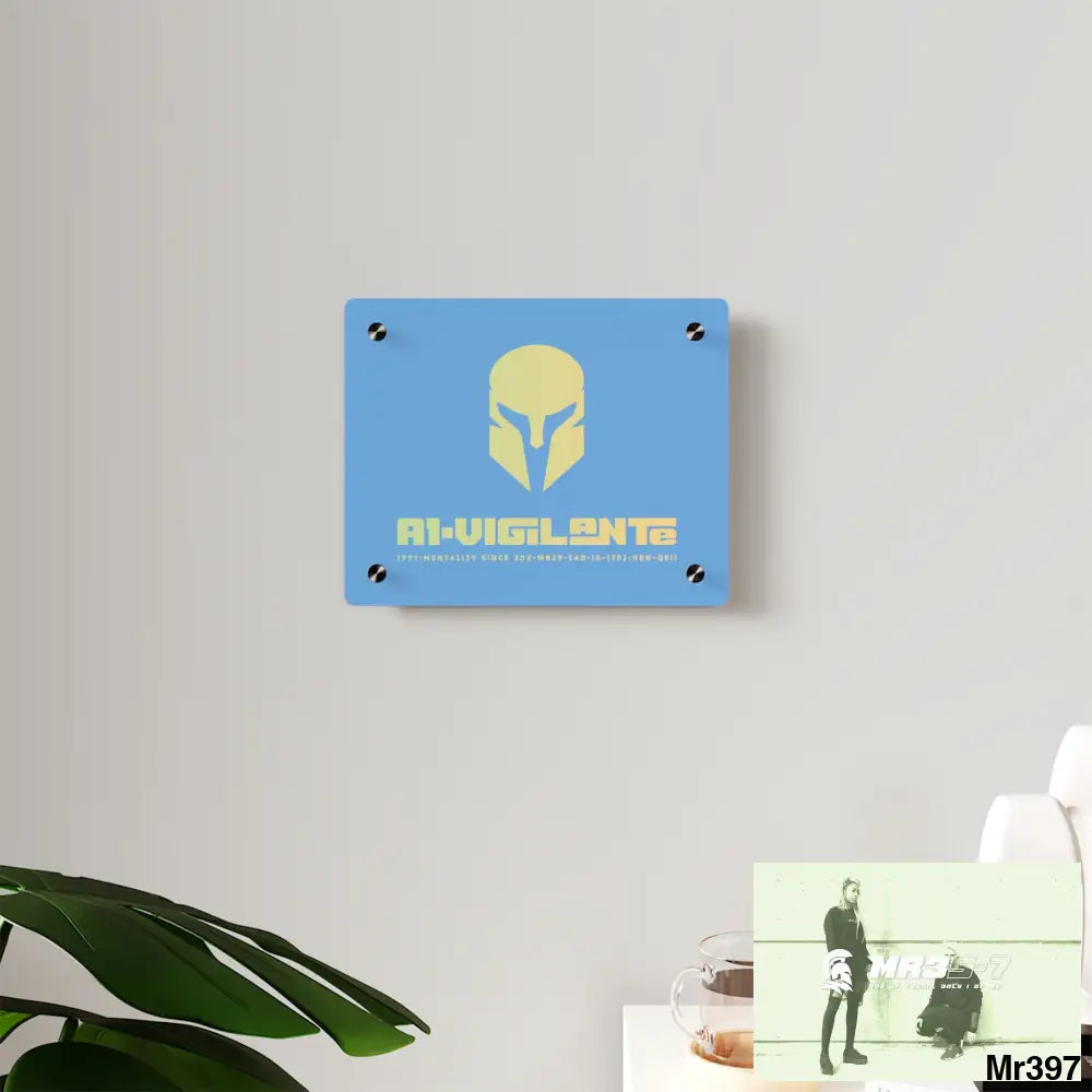 A1-Vigilante -Sparta Sparta Acrylic Wall Art Panels Home Decor