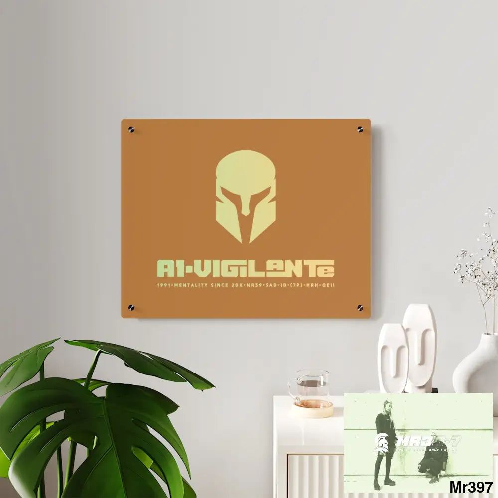 A1-Vigilante -Sparta Sparta Acrylic Wall Art Panels Home Decor