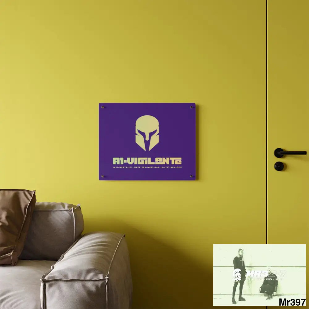 A1--Vigilante -Sparta Sparta Acrylic Wall Art Panels Home Decor