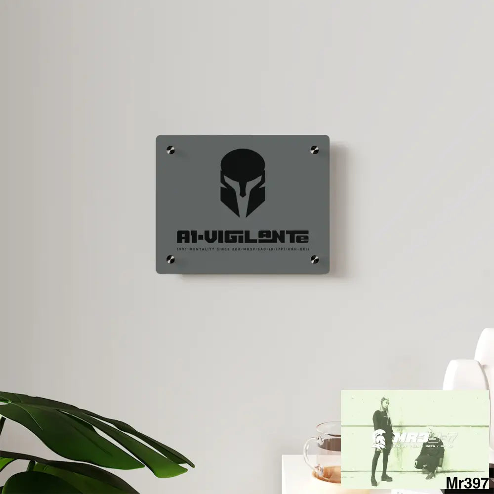 A1-Vigilante Sparta Acrylic Wall Art Panels Home Decor