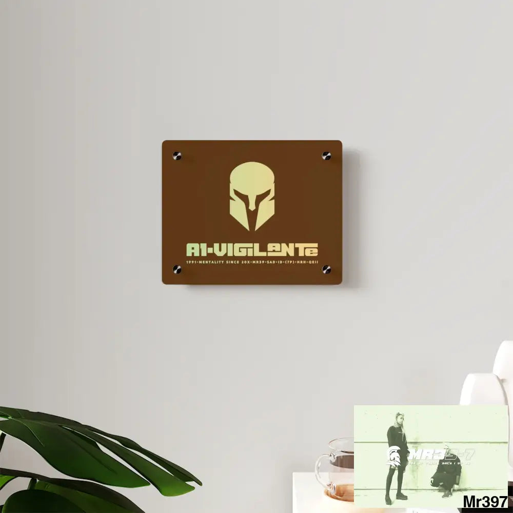 A1-Vigilante -Sparta Sparta Acrylic Wall Art Panels Home Decor