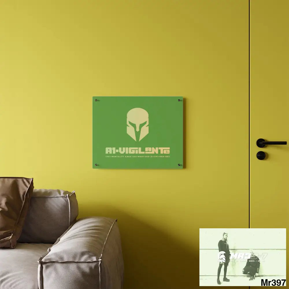 A1-Vigilante -Sparta Sparta Acrylic Wall Art Panels Home Decor