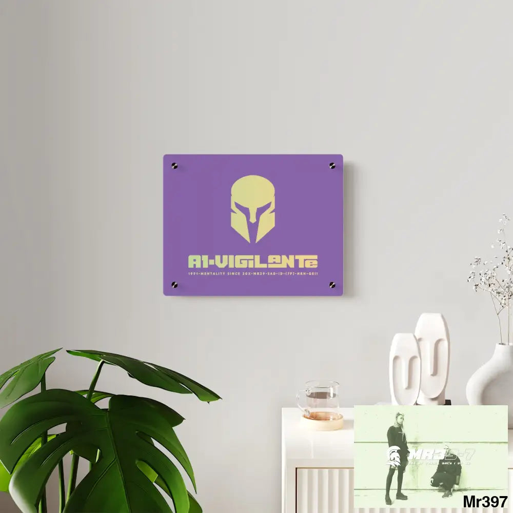 A1--Vigilante -Sparta Sparta Acrylic Wall Art Panels Home Decor