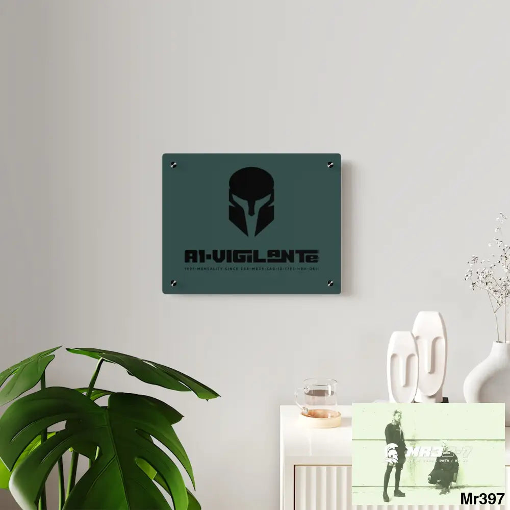 A1-Vigilante Sparta Acrylic Wall Art Panels Home Decor