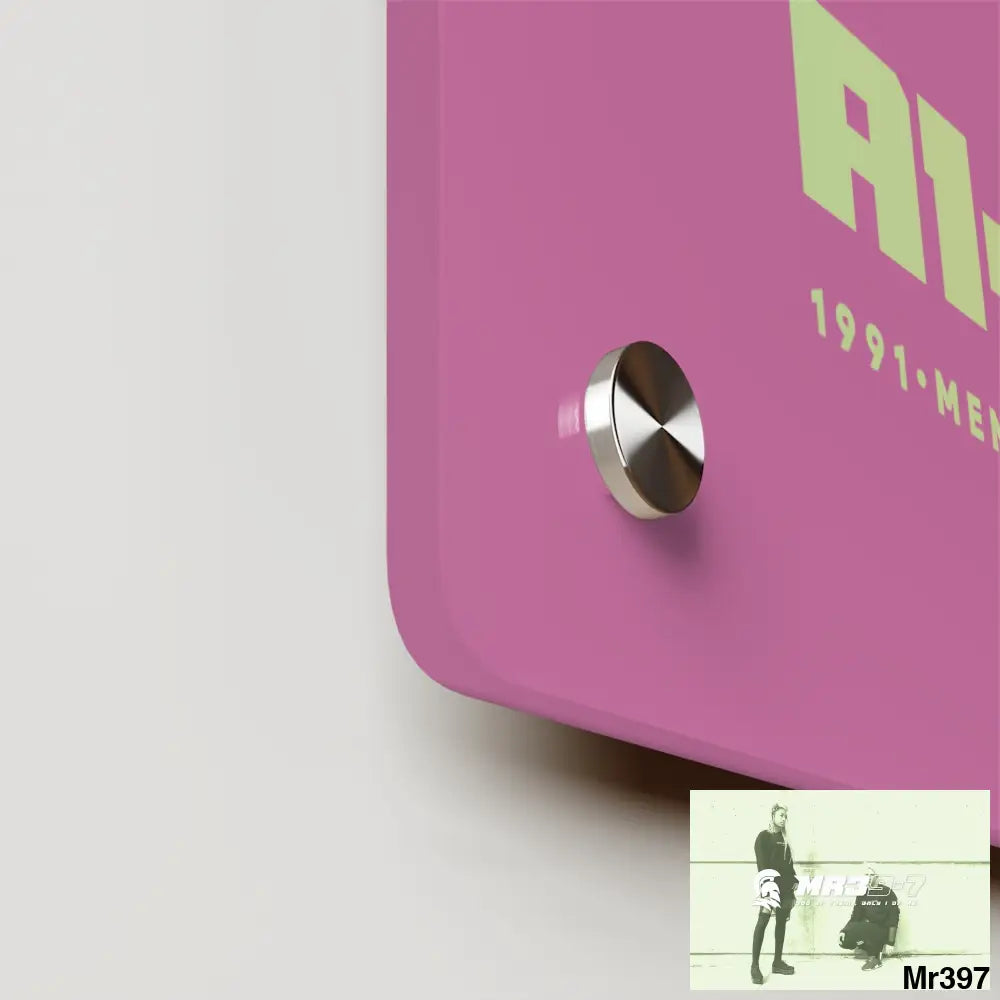 A1--Vigilante -Sparta Sparta Acrylic Wall Art Panels Home Decor