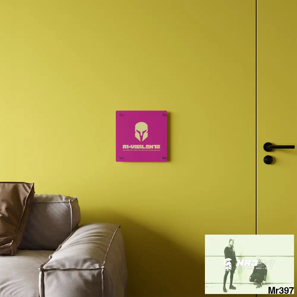 A1--Vigilante -Sparta Sparta Acrylic Wall Art Panels Home Decor