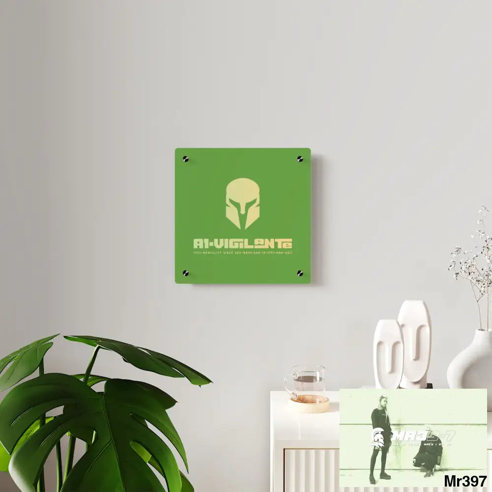 A1-Vigilante -Sparta Sparta Acrylic Wall Art Panels Home Decor