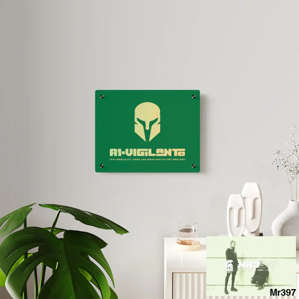 A1-Vigilante -Sparta Sparta Acrylic Wall Art Panels Home Decor