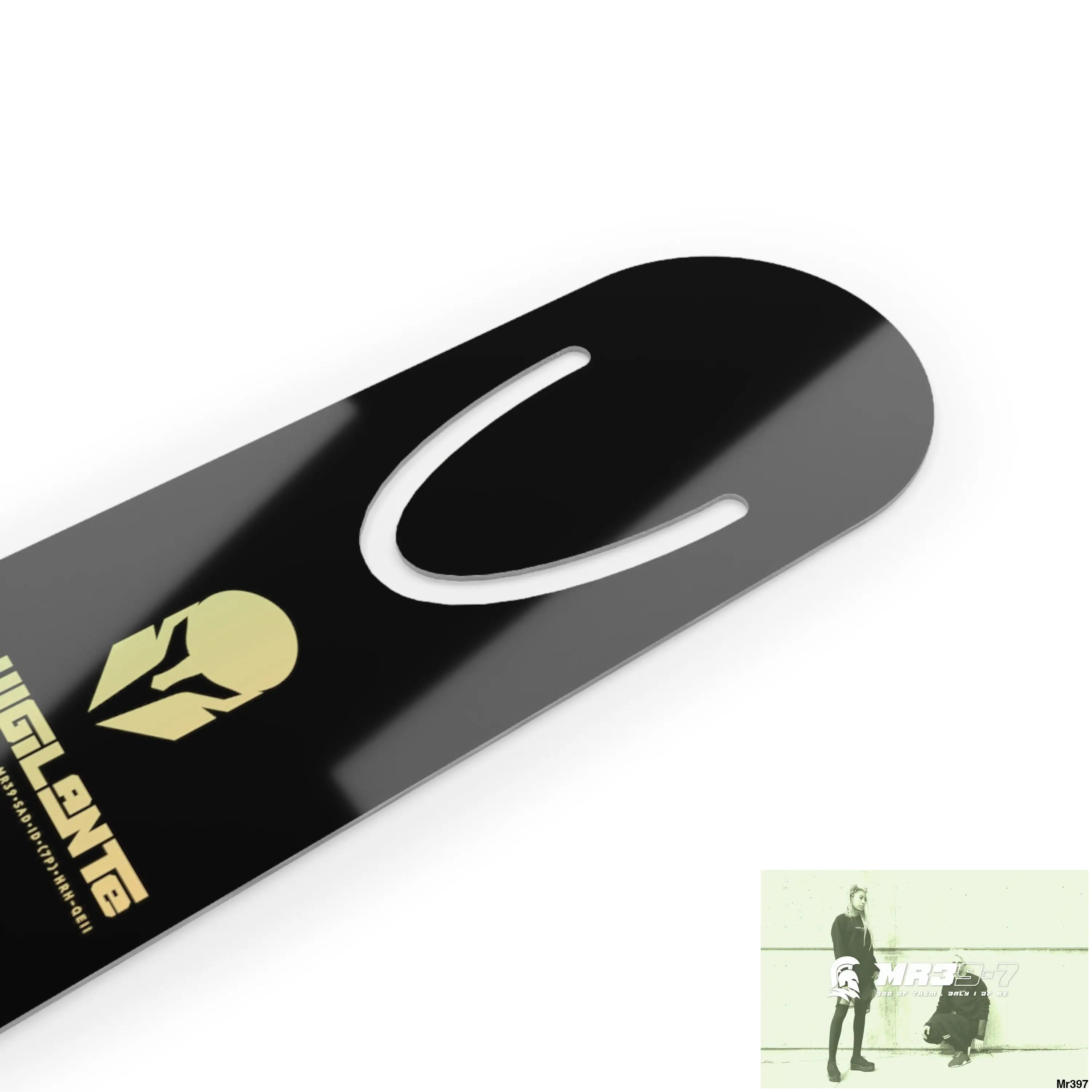 A1• Vigilante Sparta Bookmark One size / White Accessories