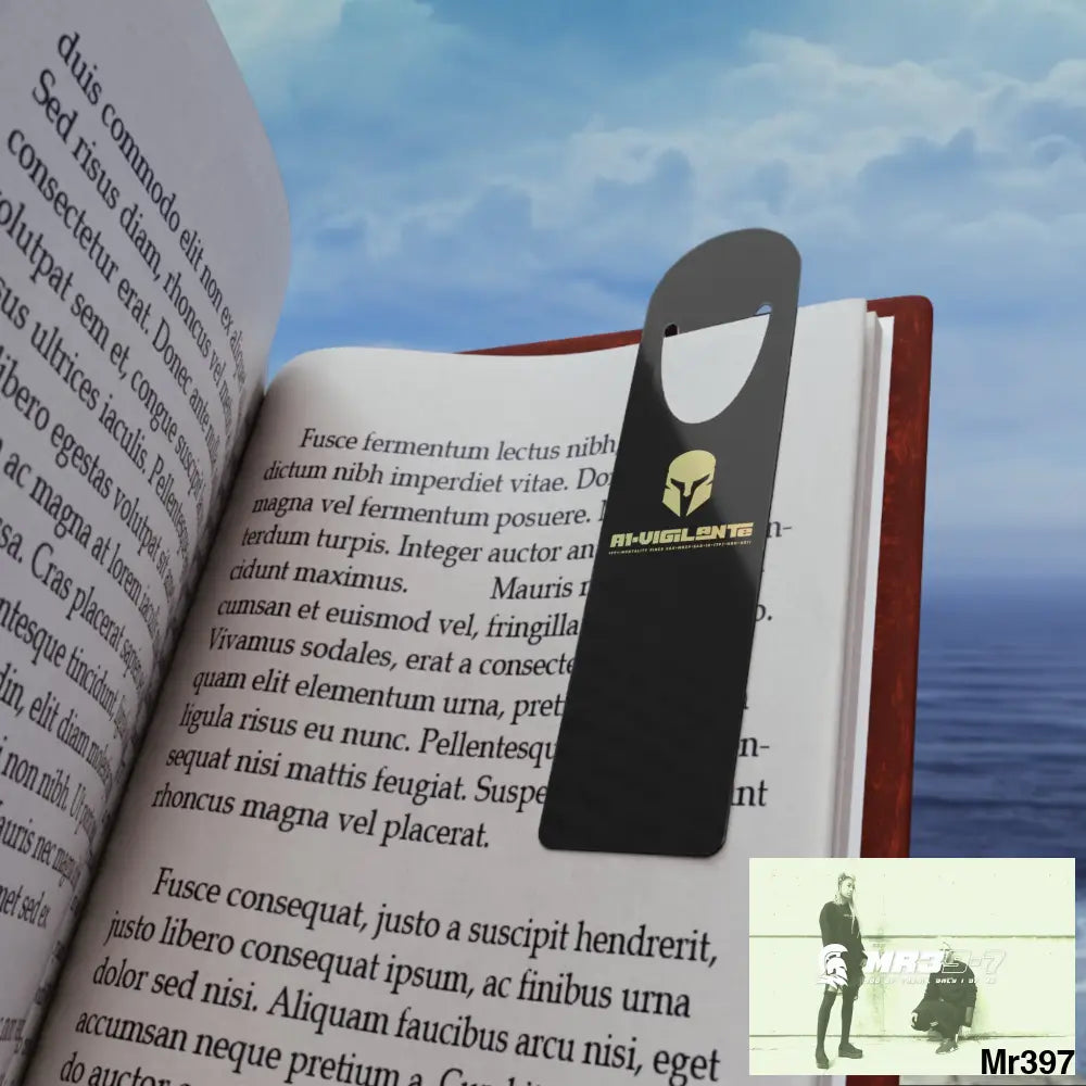 A1• Vigilante Sparta Bookmark One size / White Accessories