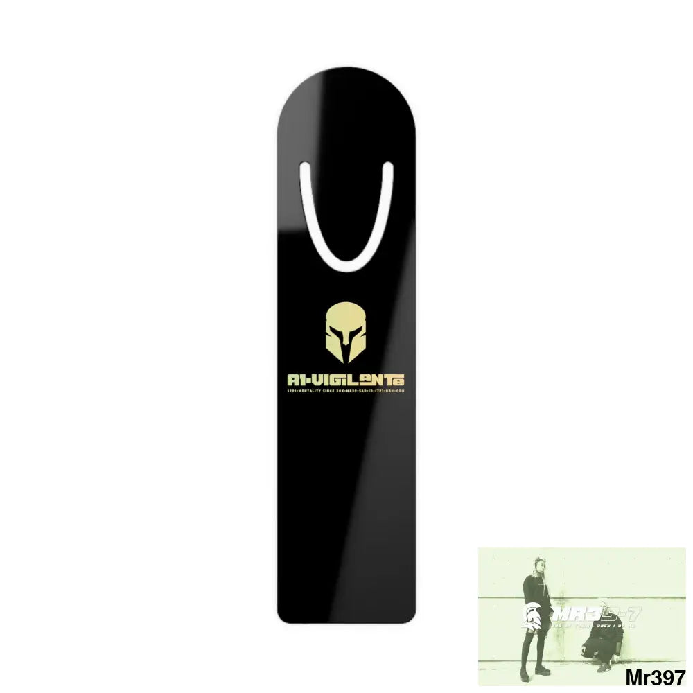 A1• Vigilante Sparta Bookmark One size / White Accessories