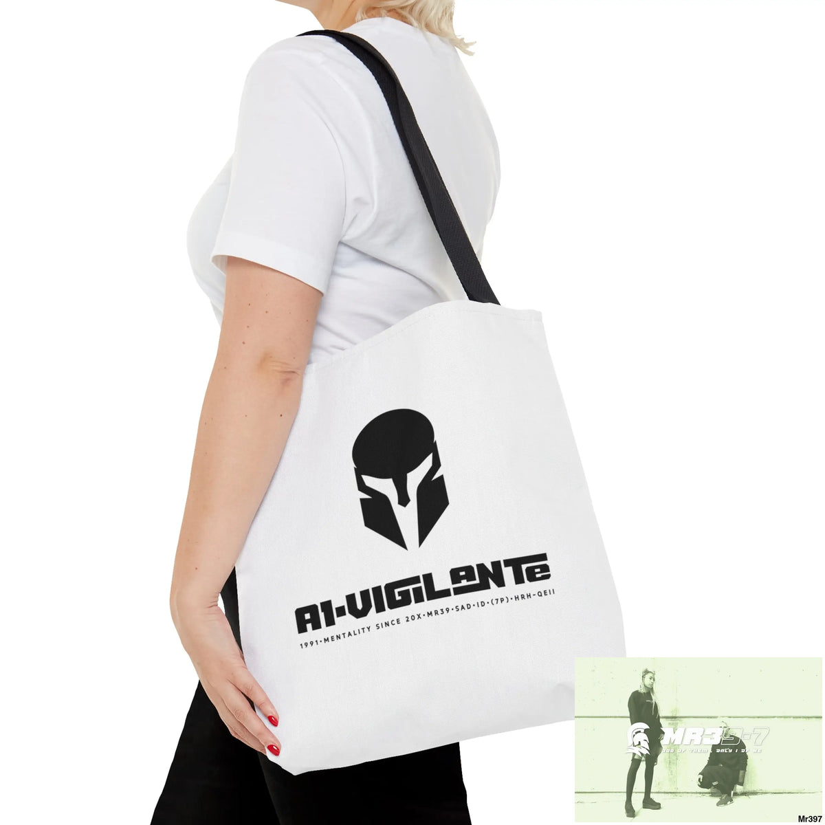 A1- Vigilante Sparta Camo Tote Bag (AOP) Bags