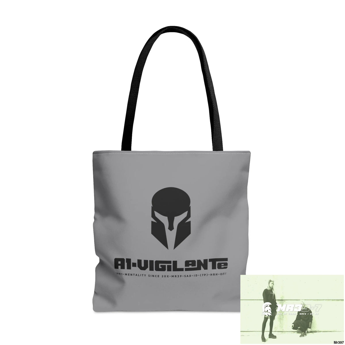 A1- Vigilante Sparta Camo Tote Bag (AOP) Large Bags