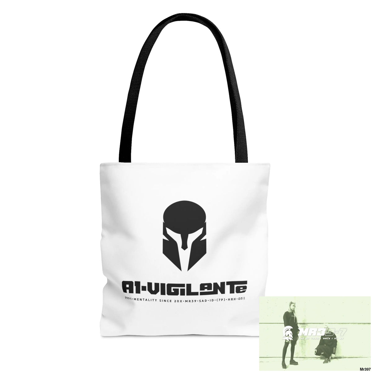 A1- Vigilante Sparta Camo Tote Bag (AOP) Small Bags