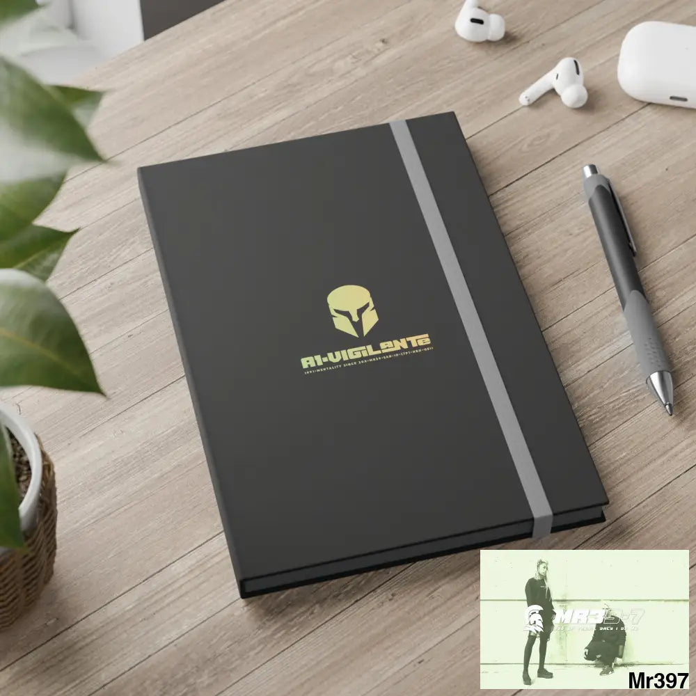 A1-Vigilante Sparta Color Contrast Notebook - Ruled Paper products