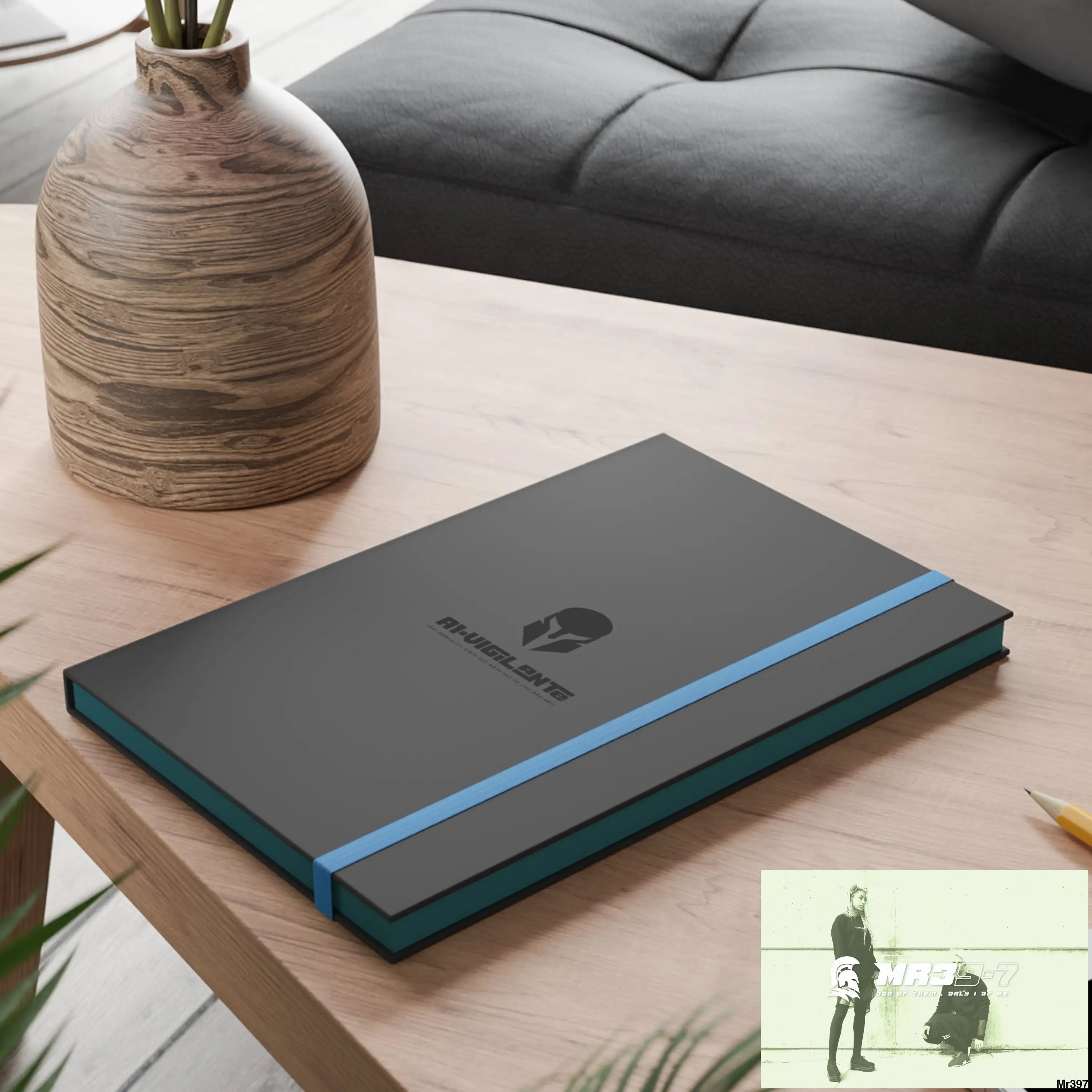 A1-Vigilante Sparta Color Contrast Notebook - Ruled Paper products