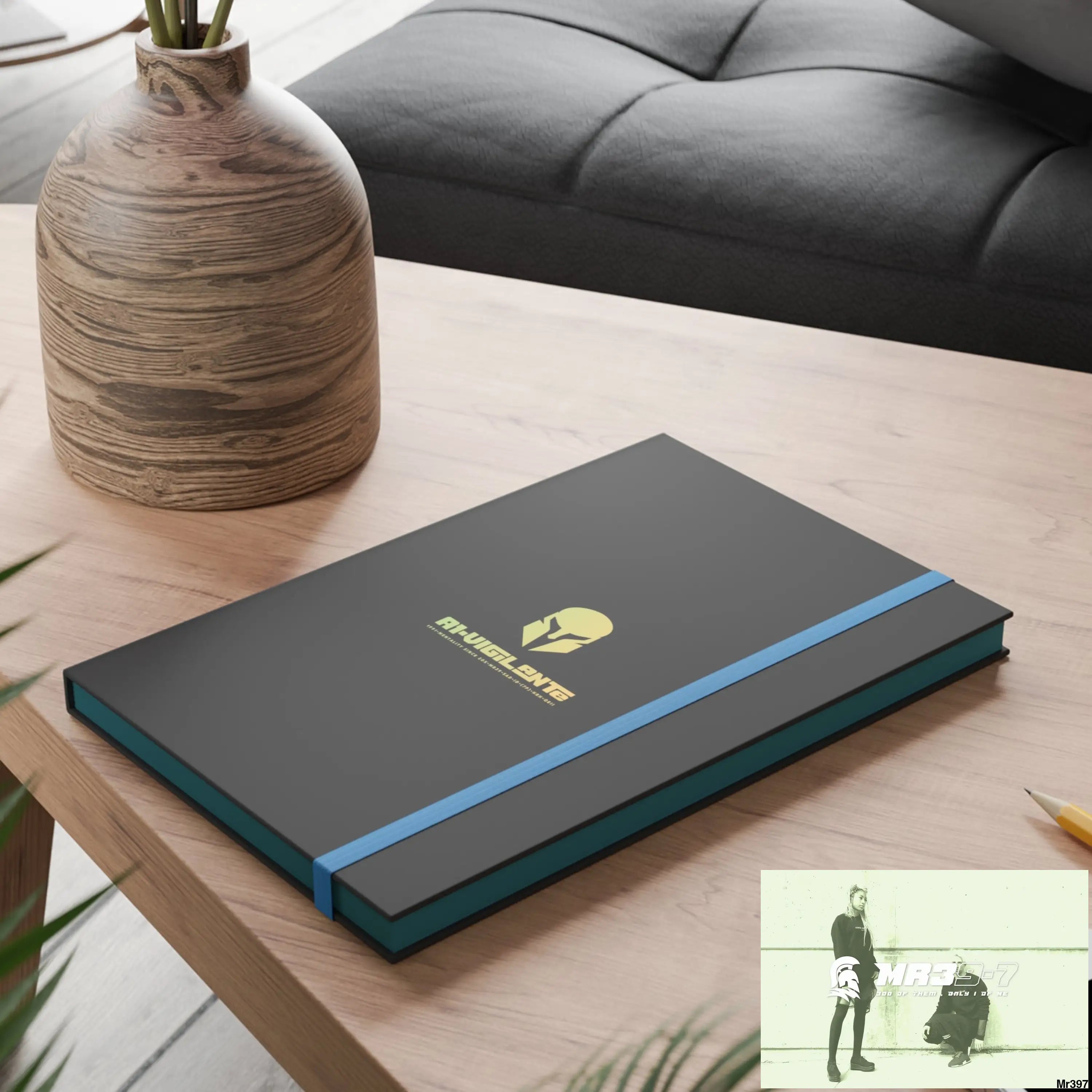 A1-Vigilante Sparta Color Contrast Notebook - Ruled Paper products