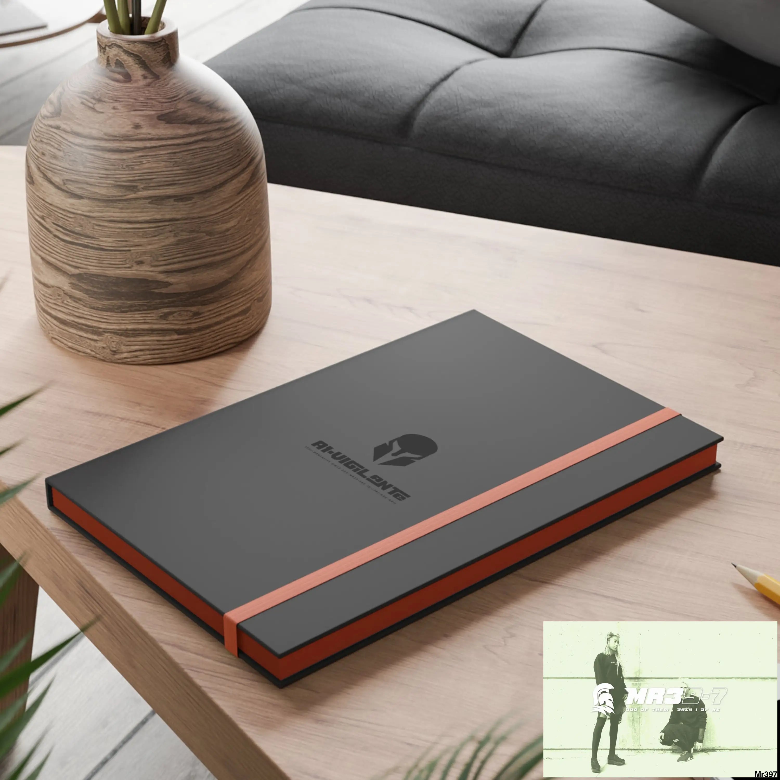 A1-Vigilante Sparta Color Contrast Notebook - Ruled Paper products