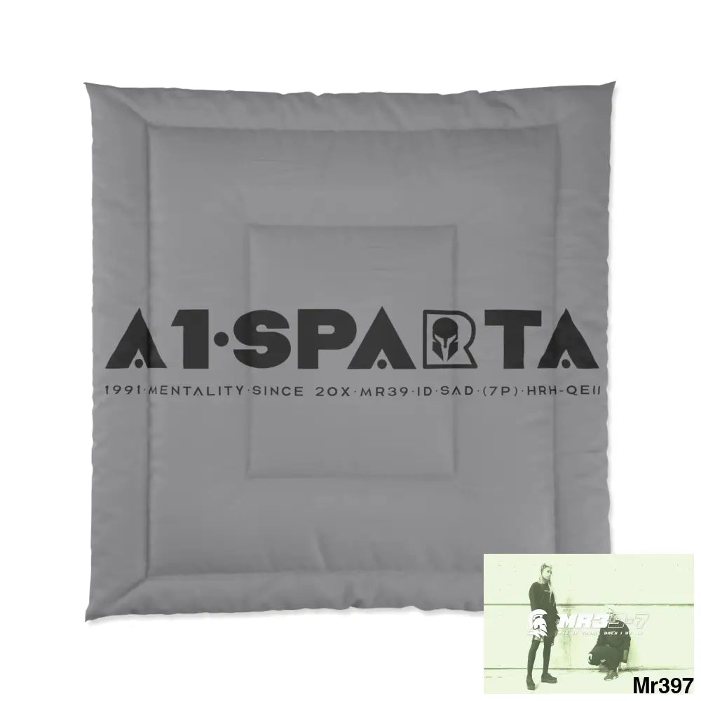 A1-Vigilante Sparta Comforter 88’’ × 88’’ Home Decor