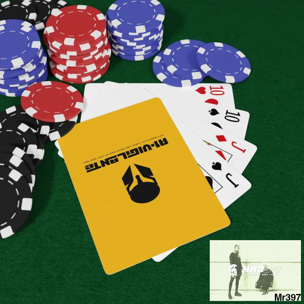 A1-Vigilante Sparta Custom Poker Cards 2.47’’ x 3.47’’ / White / Semi Glossy Paper products