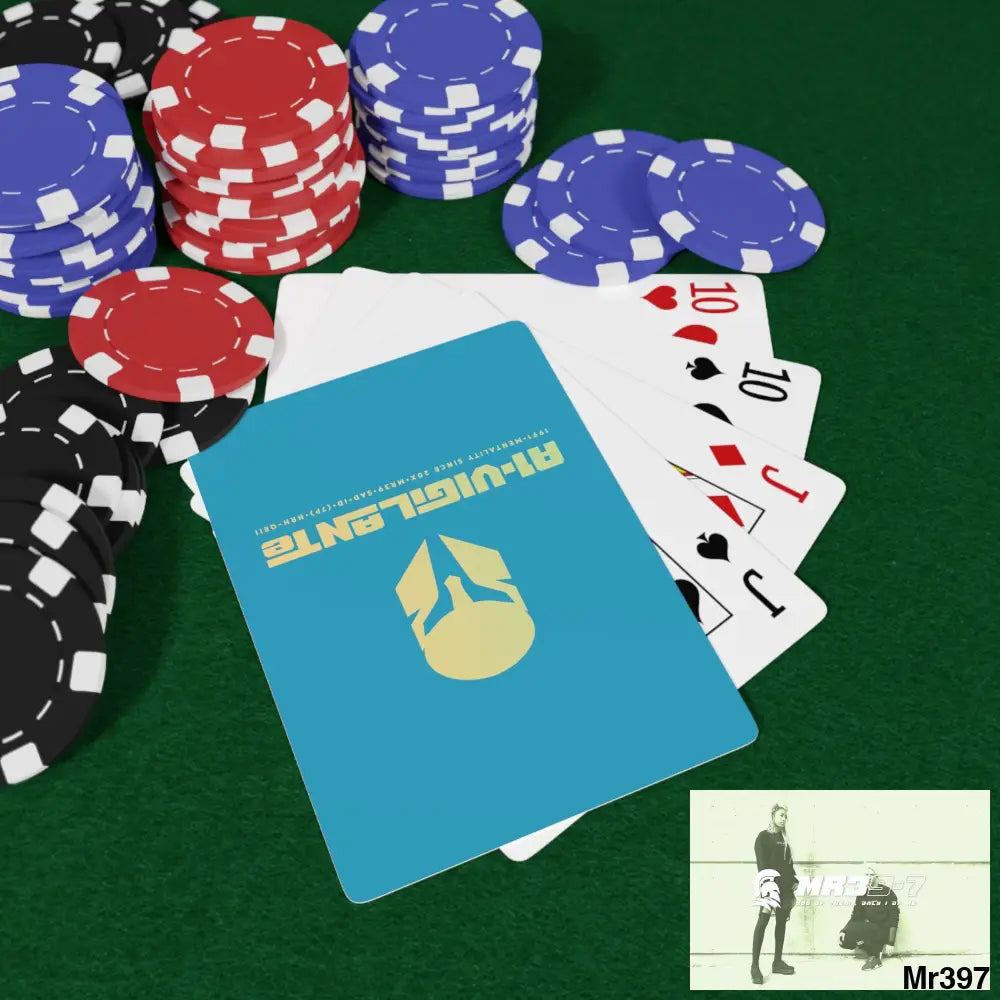 A1-Vigilante Sparta Custom Poker Cards 2.47’’ x 3.47’’ / White / Semi Glossy Paper products