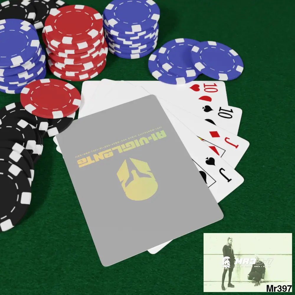 A1-Vigilante Sparta Custom Poker Cards 2.47’’ x 3.47’’ / White / Semi Glossy Paper products