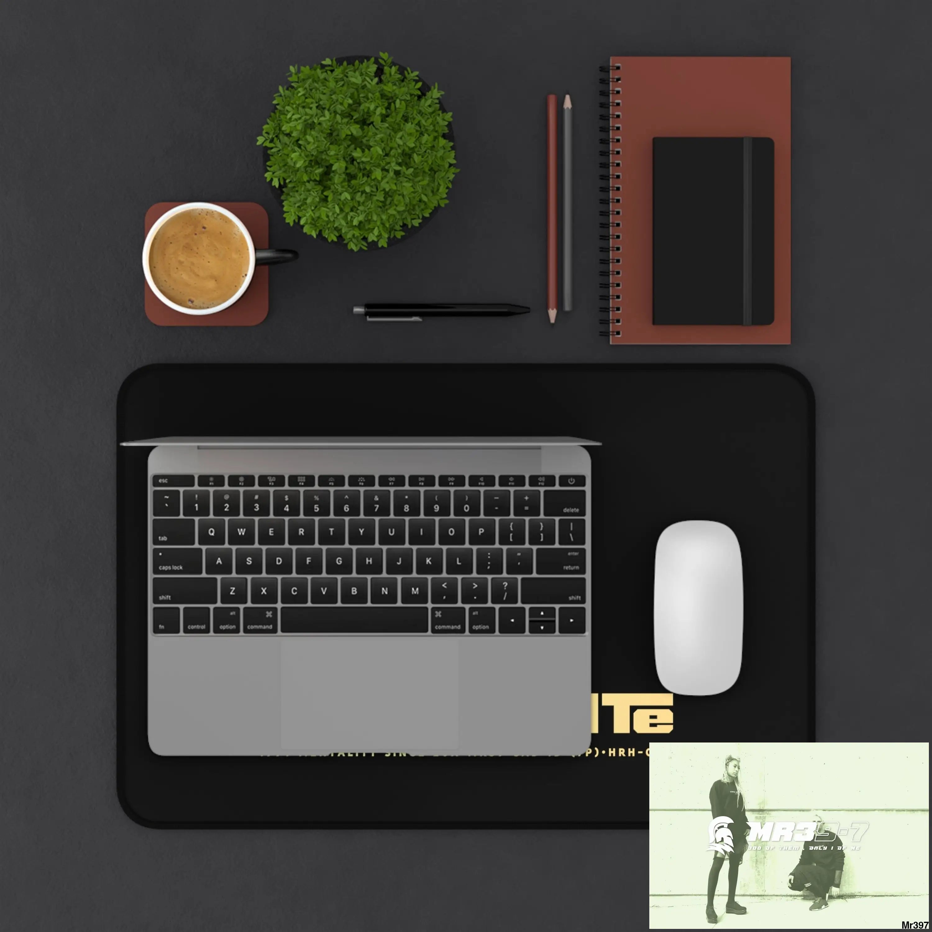 A1-Vigilante Sparta Desk Mat 12’’ × 18’’ Home Decor