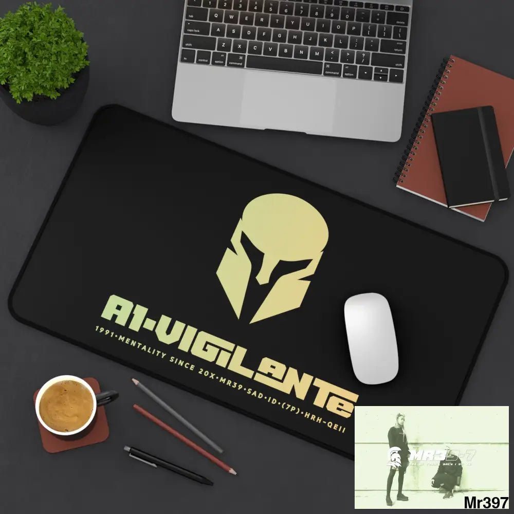 A1-Vigilante Sparta Desk Mat Home Decor