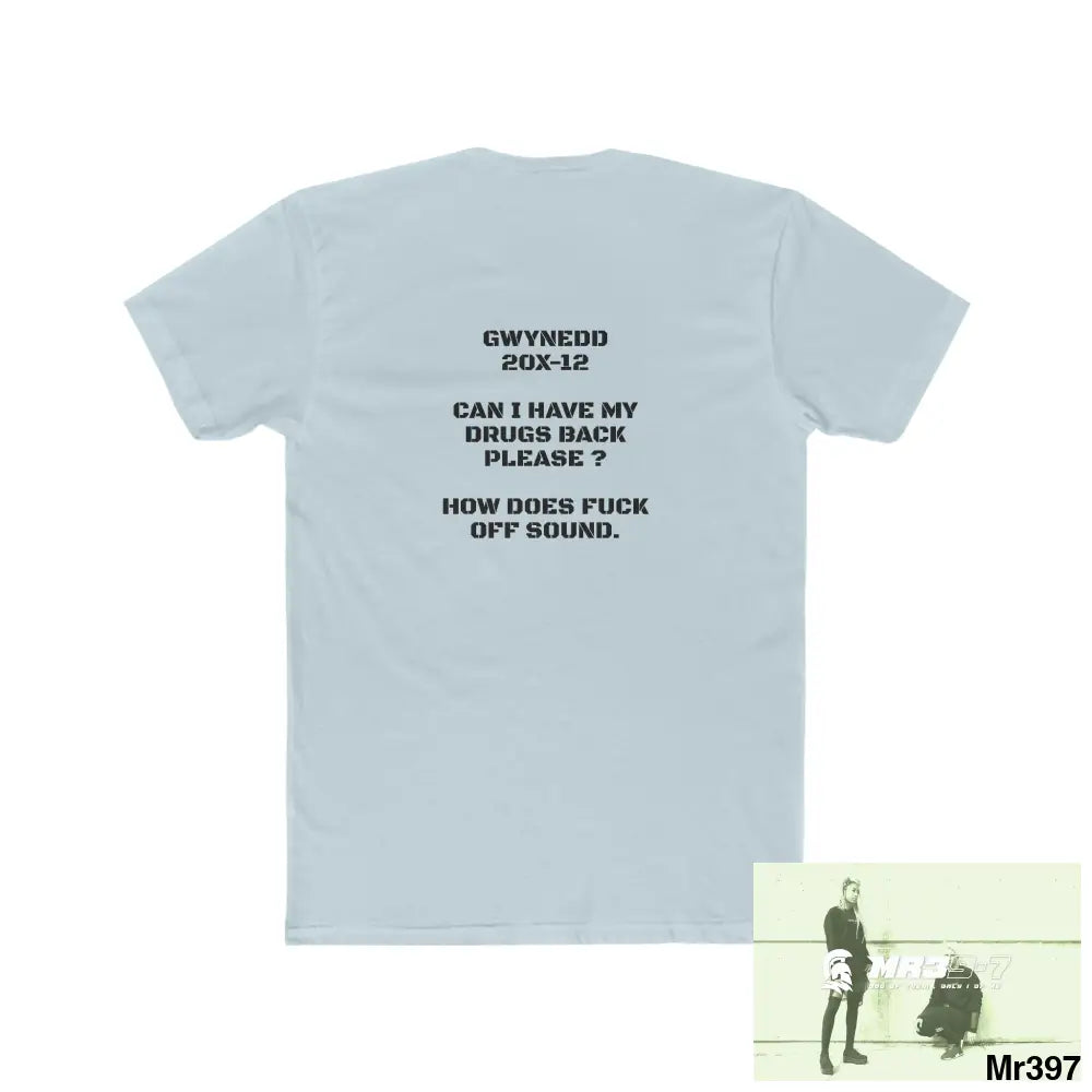 A1-Vigilante Sparta Drugs back please ? Men’s Cotton Crew Tee T-Shirt