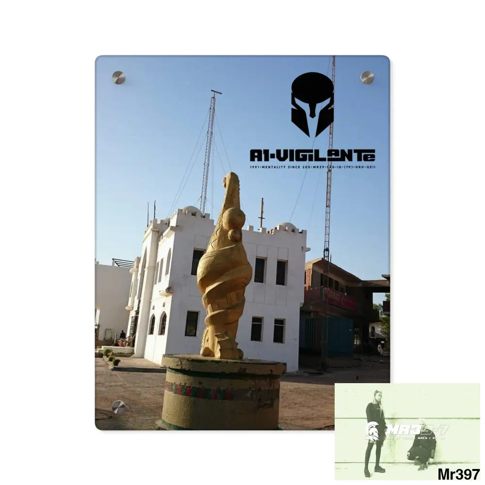 A1-Vigilante Sparta Egypt Dahab 2014 Police Station tower Escape - Climb/Jump Acrylic Wall Art Panels 11″ x 14″