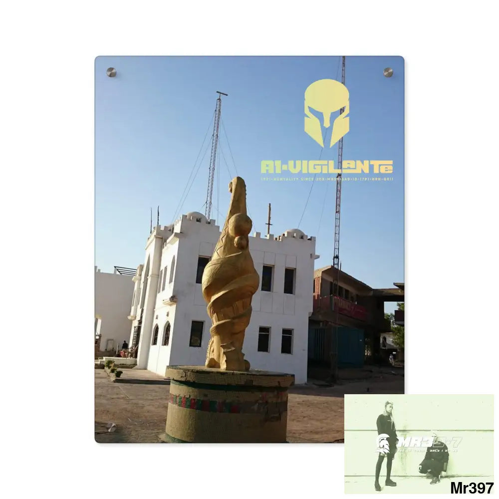 A1-Vigilante Sparta Egypt Dahab 2014 Police Station tower Escape - Climb/Jump Acrylic Wall Art Panels 16″ x 20″
