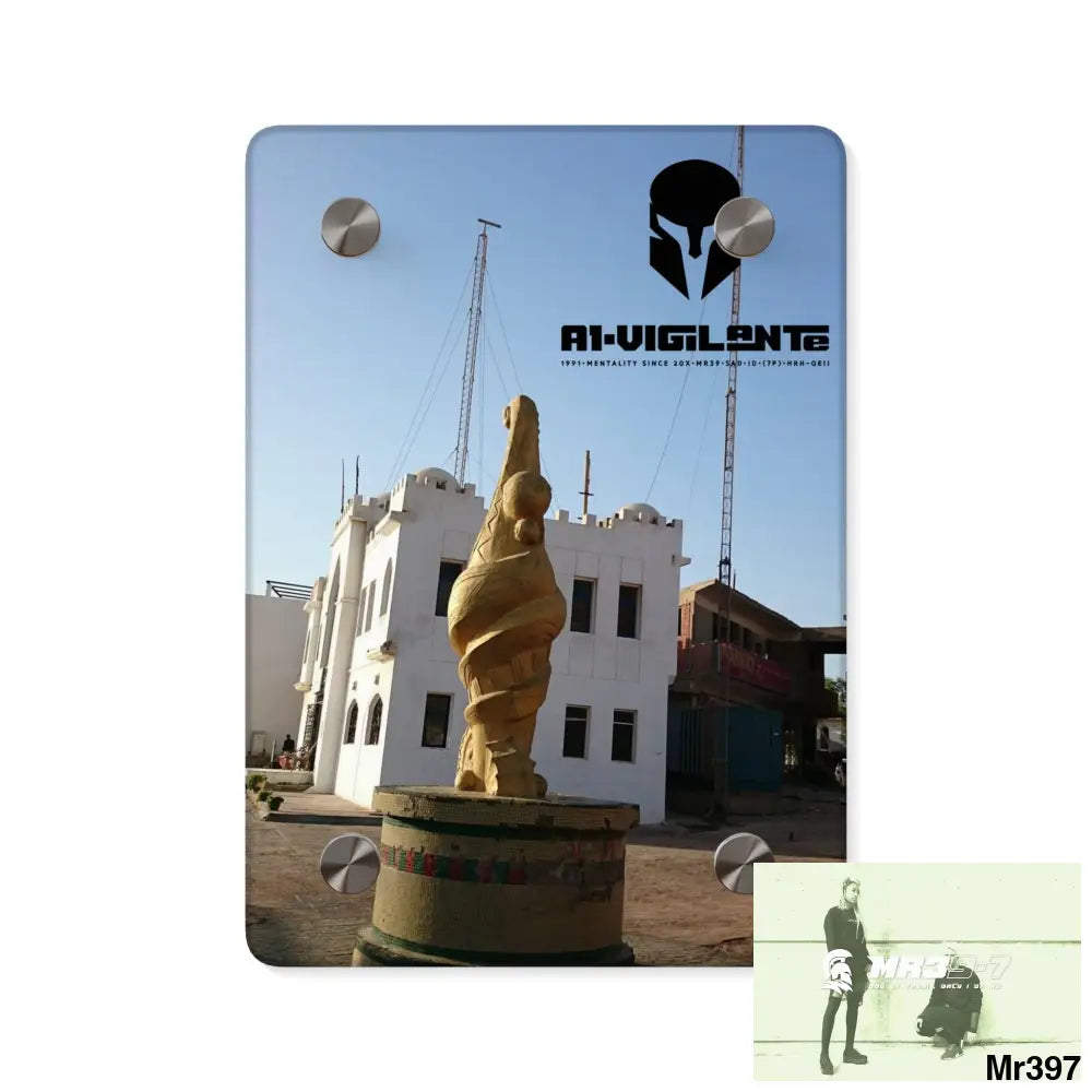 A1-Vigilante Sparta Egypt Dahab 2014 Police Station tower Escape - Climb/Jump Acrylic Wall Art Panels 5’’ x 7’’