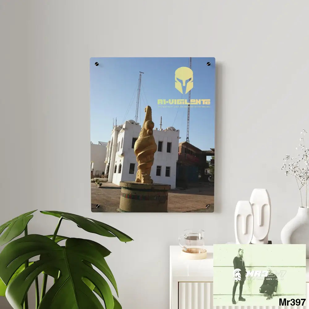 A1-Vigilante Sparta Egypt Dahab 2014 Police Station tower Escape - Climb/Jump Acrylic Wall Art Panels Home Decor