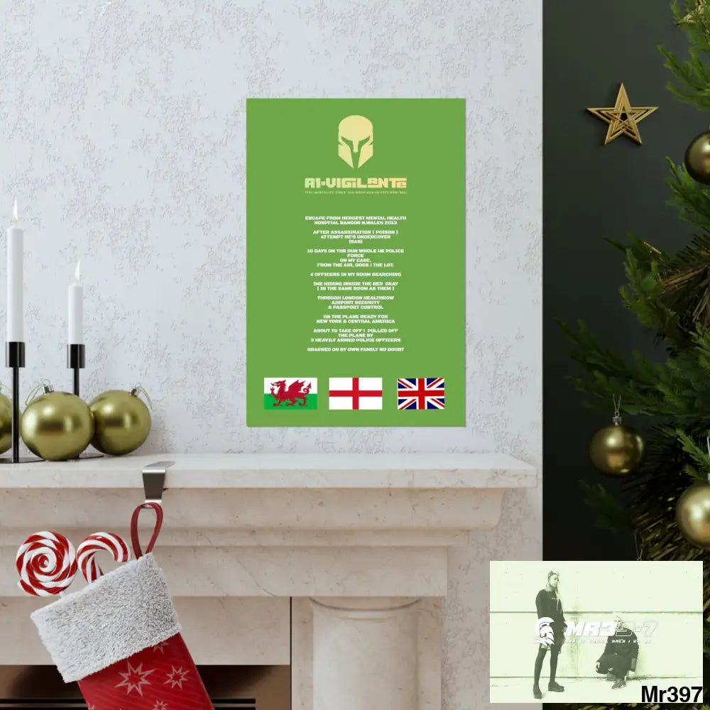 A1-Vigilante Sparta Escape from Hergest MH Hospital 2013 Matte Vertical Posters Poster