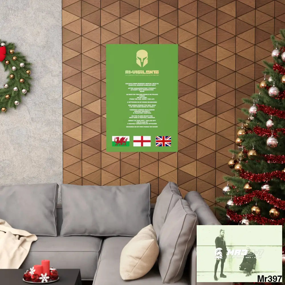 A1-Vigilante Sparta Escape from Hergest MH Hospital 2013 Matte Vertical Posters Poster